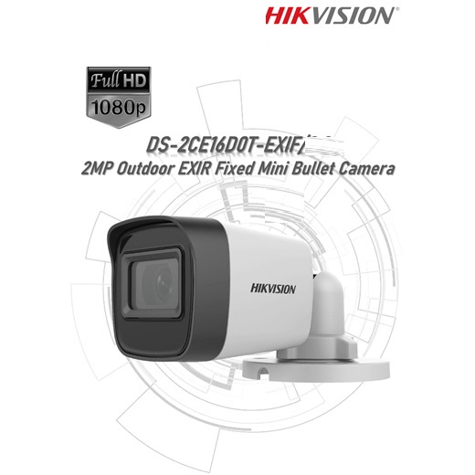 HIKVISION 2MP DS-2CE16D0T-EXIF 3.6mm IP66 METAL KASA