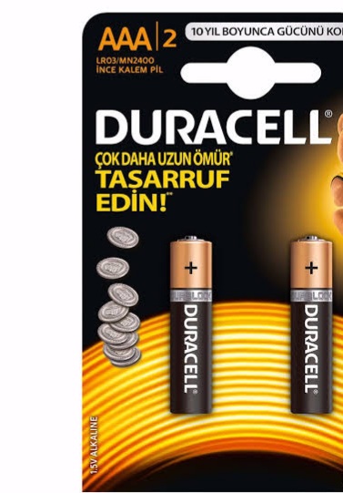 Duracell Alkallin Kalem Pil AAA 2'li