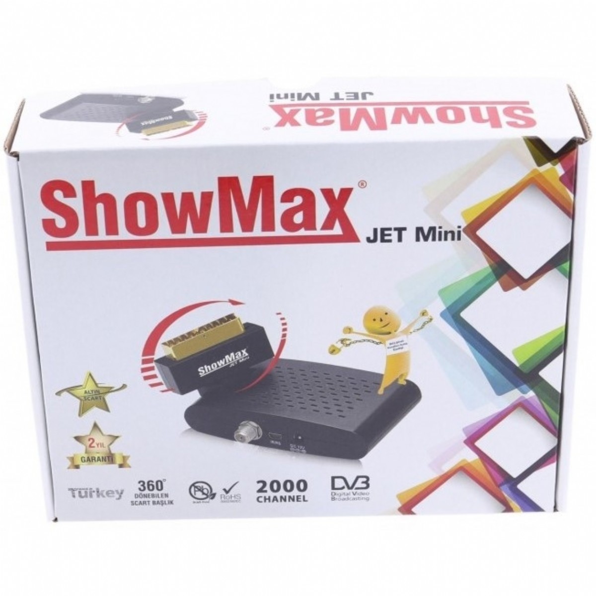 SHOWMAX JET MİNİ SD UYDU CİHAZI