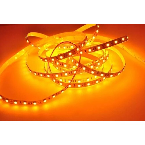 5050 3 Çip İç Mekan Silikonsuz Şerit Led Amber
