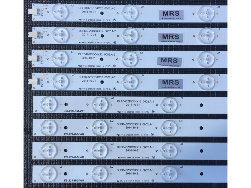 AWOX 40102 LED BAR DLED40ZDCC4X12 0002.A-2, DLED40ZDCC4X12 0002.A-1 LED BAR BACKLIGHT ,
