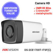 HIKVISION 2MP DS-2CE17D0T-IT5F 1080P 3.6mm Sabit Lens Tvl Bullet Kamera