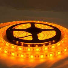 TEK ÇIP SLIKONSUZ AMBER ŞERIT LED