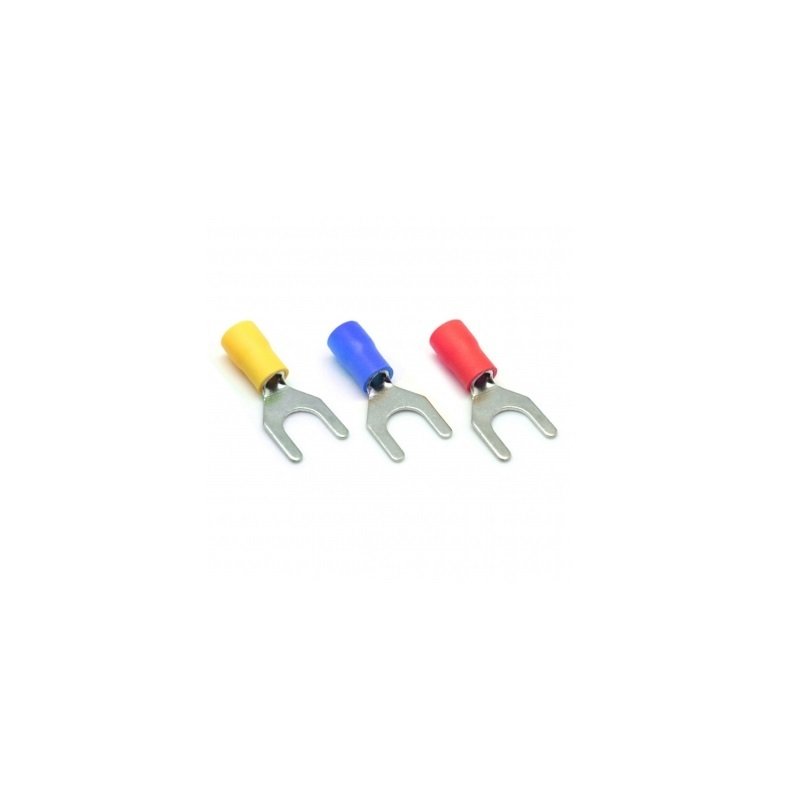 1.50 - 2.50mm Çatal Tip İzoleli Kablo Ucu (200 Adet)