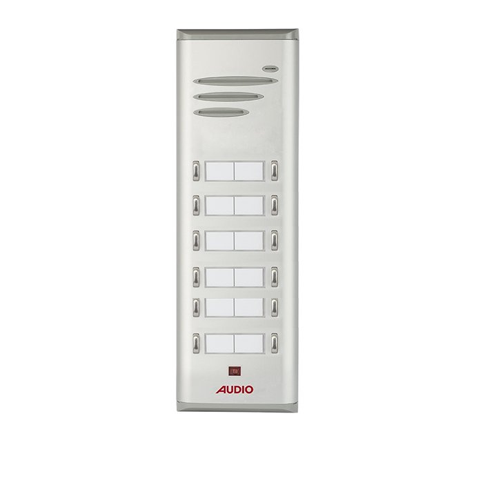 Audio 004849 E12 Basic Serisi Çift Butonlu Zil Paneli 12 li