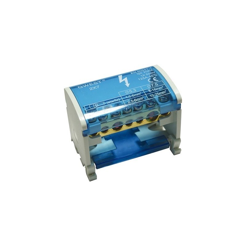 2 Kutuplu Dağıtıcı Ünite 125 Amper