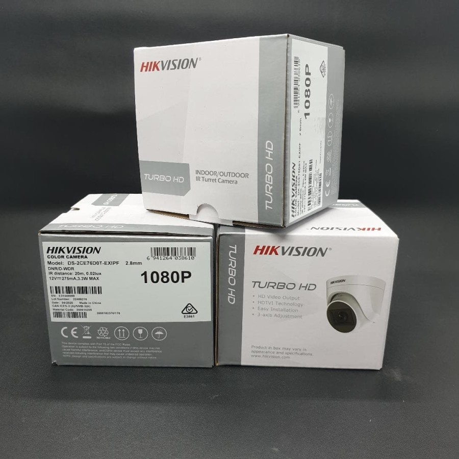 Hikvision DS-2CE76DOT-EXIPF Kamera CCTV 2mp İç Mekan Garansi Resmi DS-2CE76D0T-EXIPF