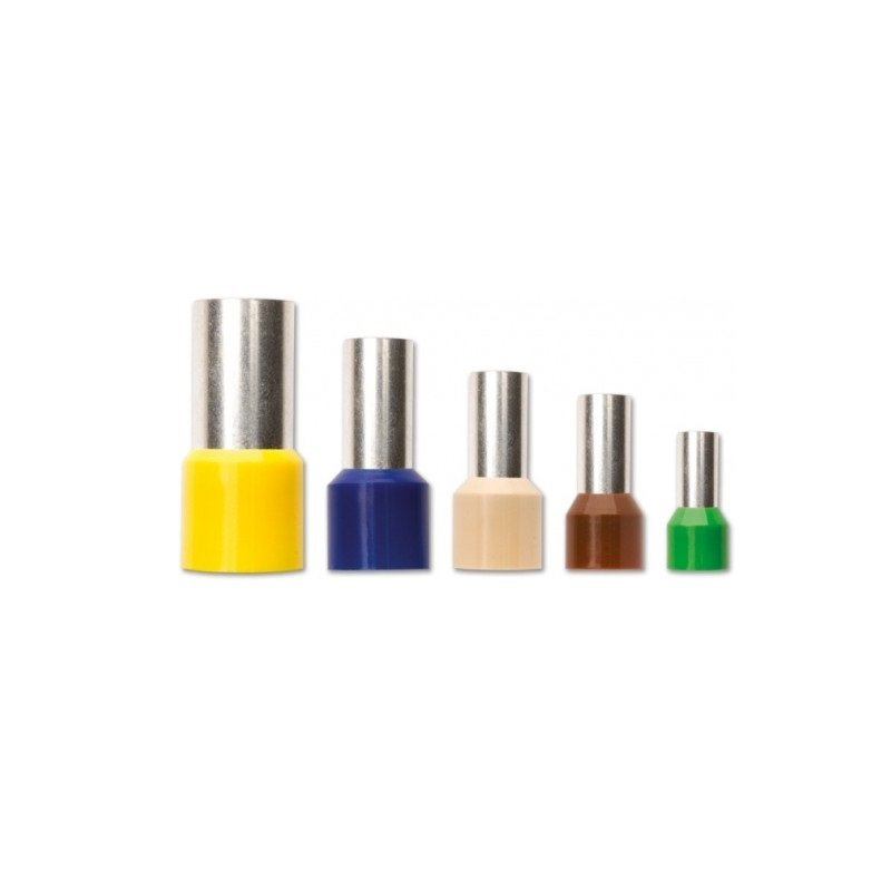 0.25mm İzoleli Kablo Yüksük Fransız Normu IYF-0.25 - 1000 Adet