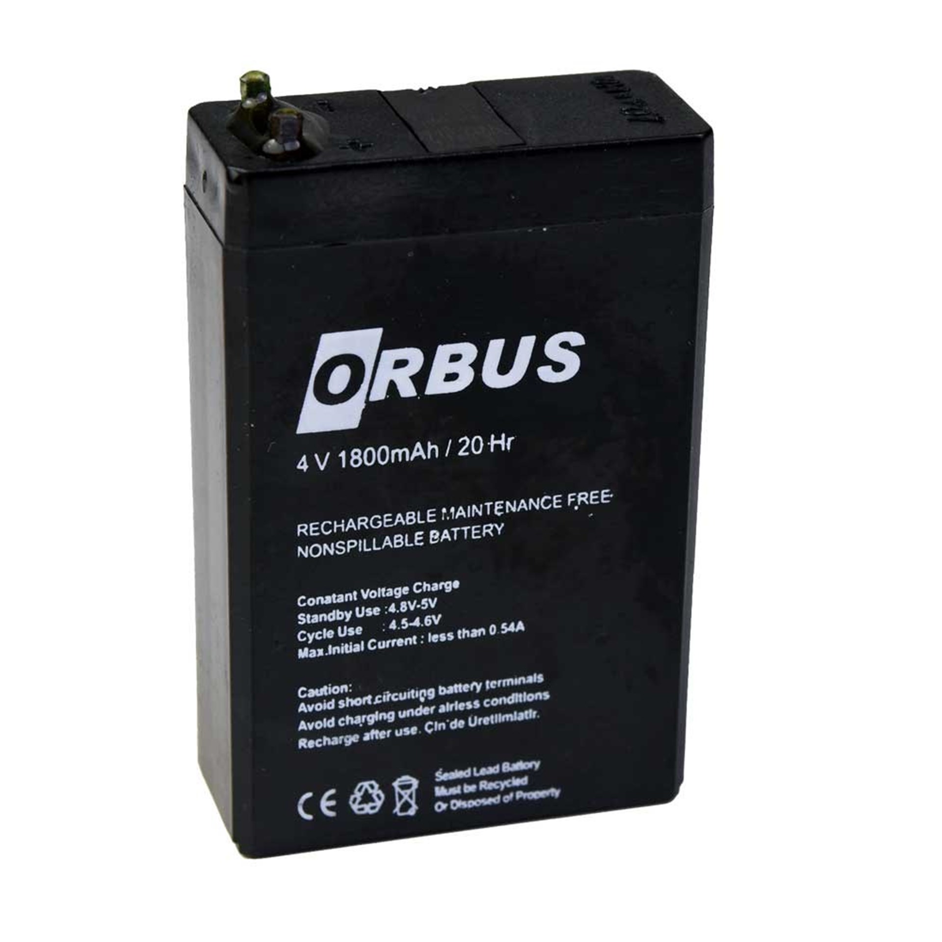 4 V 1,8 AHM KURU TİP AKÜ