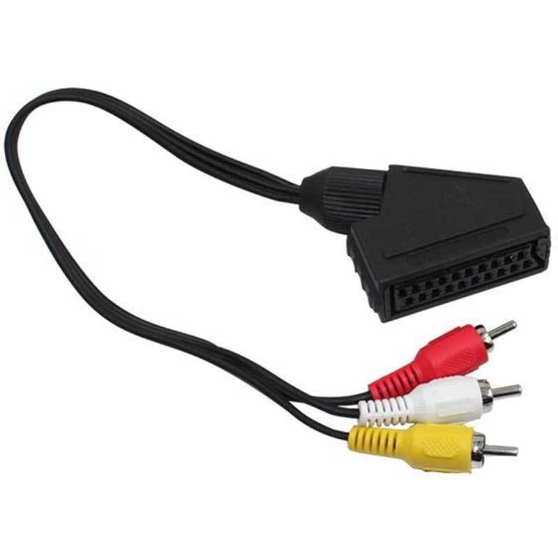 Scart Adaptör Dişi Rca Erkek 1.2 Mt Kablo