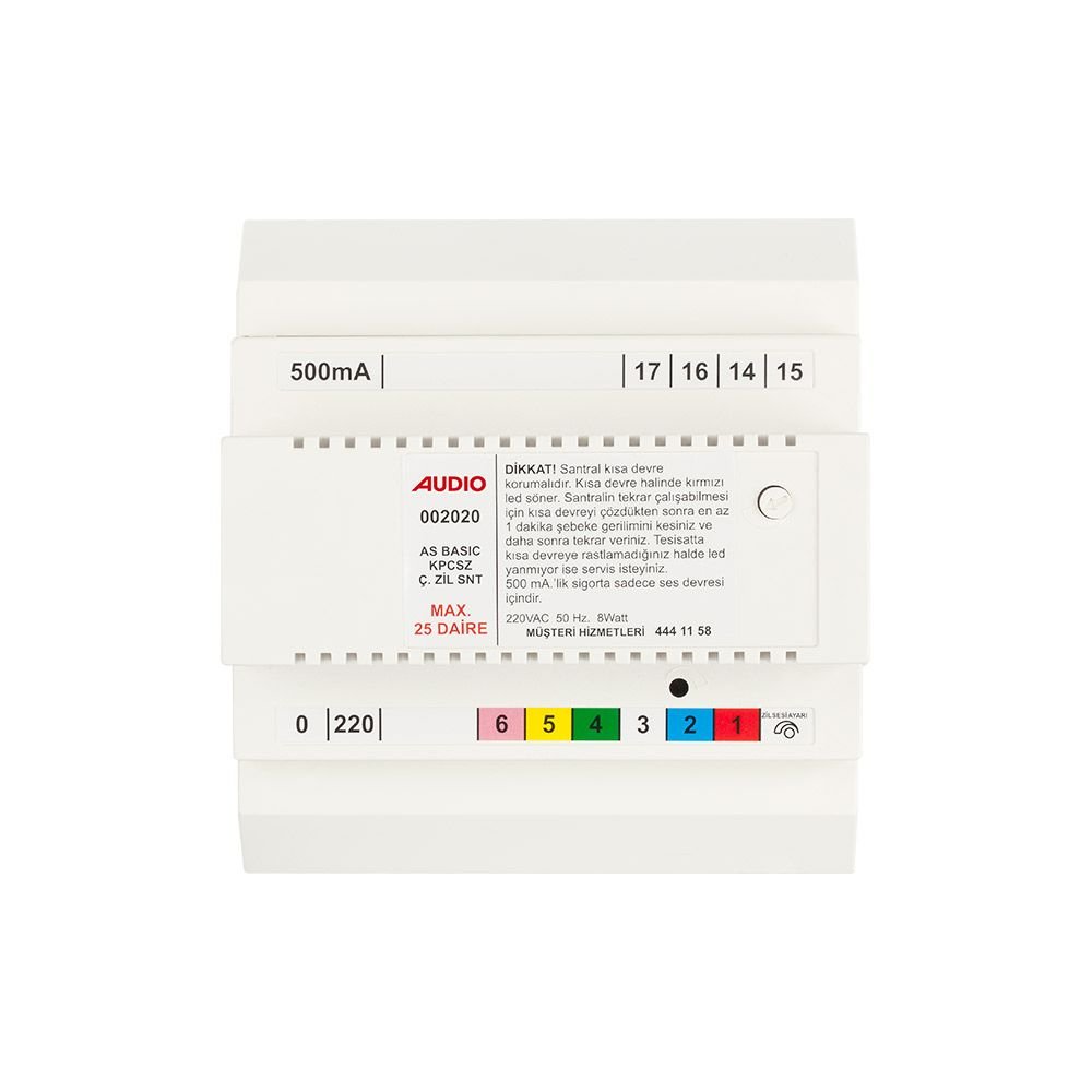 Audio As 202 Kapıcısız Çift Zilli Santral 002020