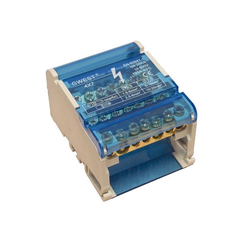 4 Kutuplu Dağıtıcı Ünite 125 Amper