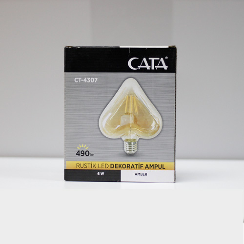 RUSTİK LED DEKORATİF AMPUL AMBER CT-4307