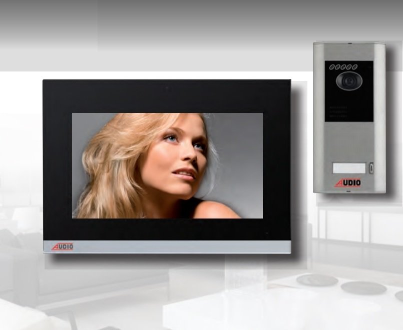 Audio 001465 10.1 inç Siyah Bus Plus Dokunmatik Ekranlı Görüntülü Villa Set