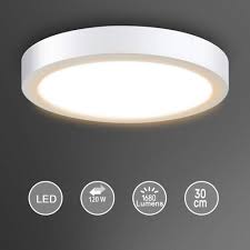 Econa 18W Sıva Üstü Led Panel Yuvarlak Kasa