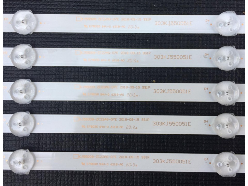 KJ55D09-ZC22AG-07E, 303KJ550051 E, DİJİTSU DJT55SH PANEL LED BAR BACKLIGHT, DIJITSU DJY55SH LED BAR