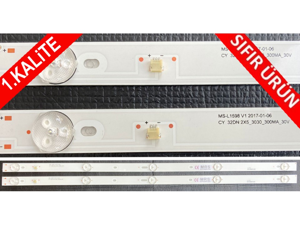 DIGIPOL 32DP1A LED BAR, MS-L1598 V1, 32DN 2 *, 5_3030_300MA_30V, 6V/LED, 8D32-DNWR-A3205A