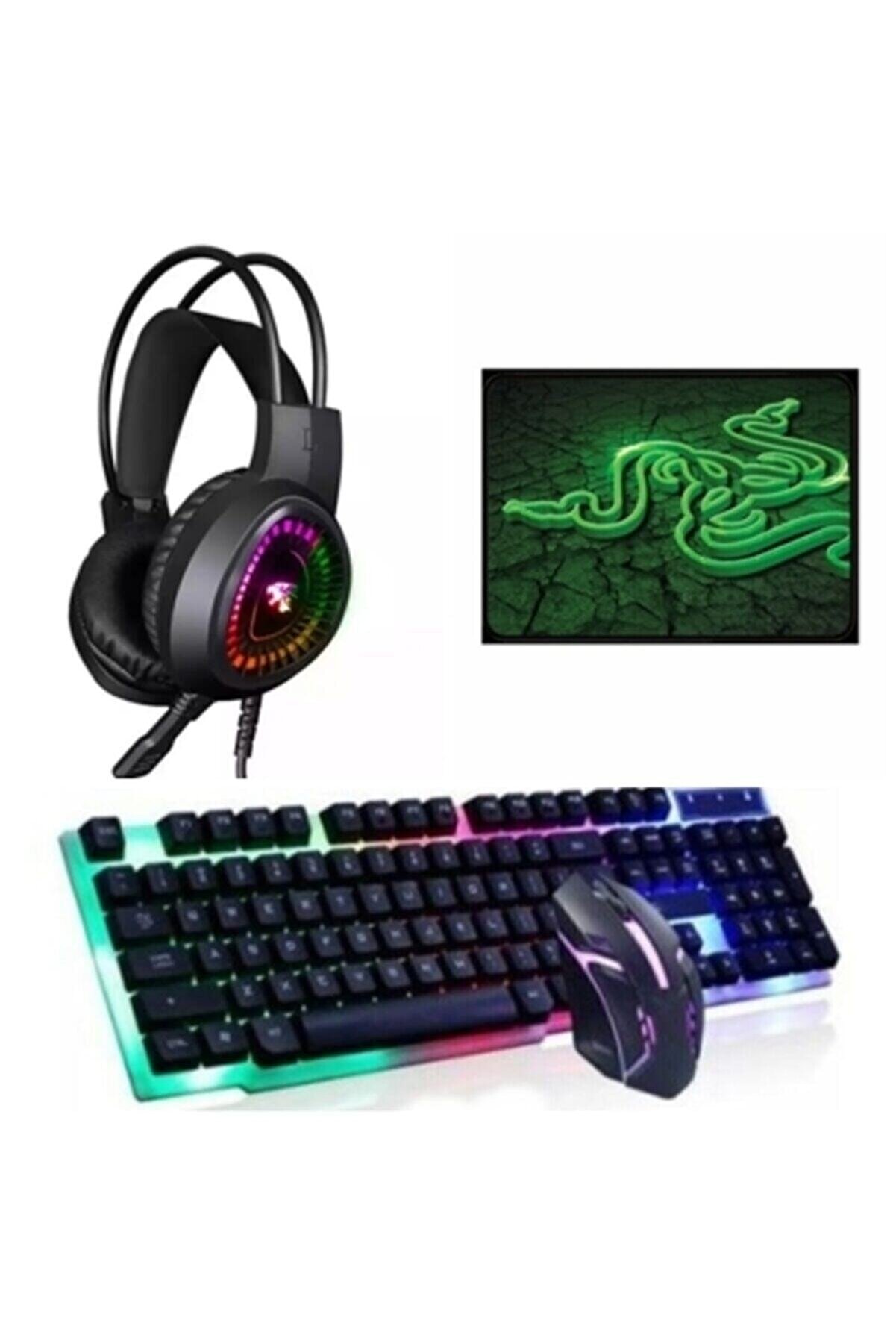 Fortrek Profesyonel Gaming Oyuncu Set Klavye klavye + v1000