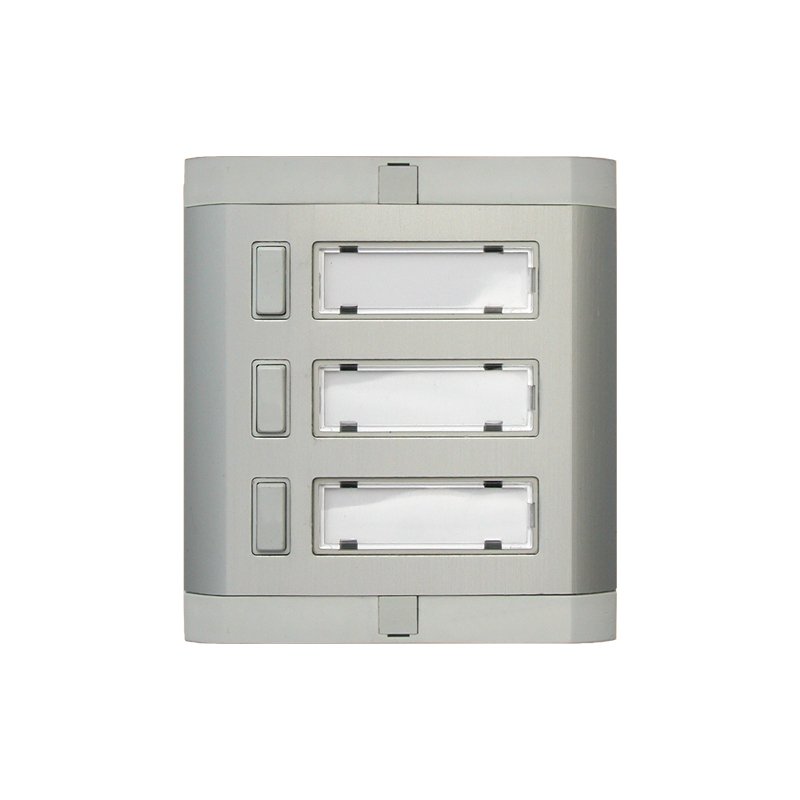 Mutlusan 3'Li Alüminyum Zil Butonu