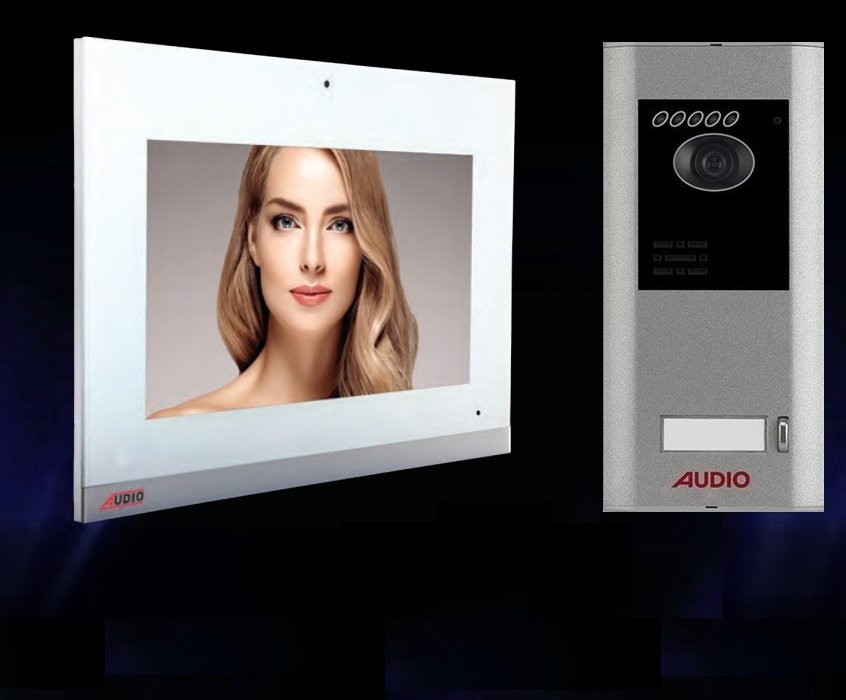 Audio 001462 10.1 inç Beyaz Bus Plus Dokunmatik Ekranlı Görüntülü Villa Set